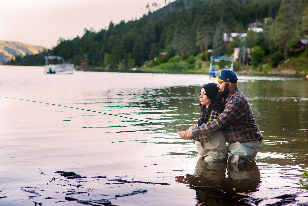 Vallecito Fishing Engagement Session: Brittany + Jason