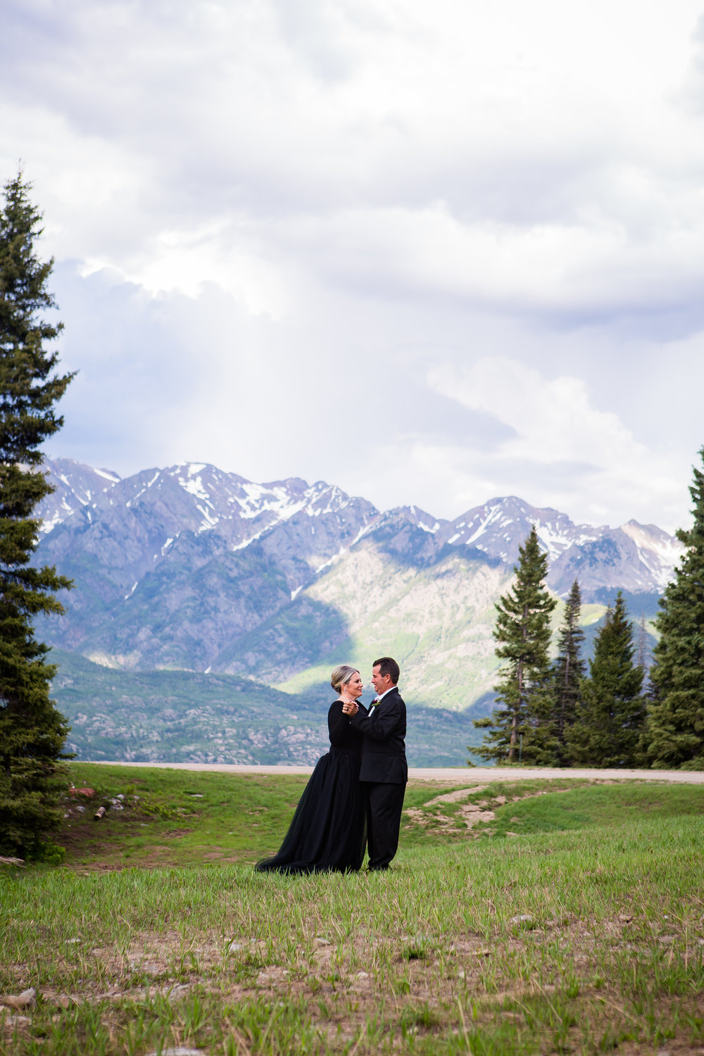 San Juan Forest Elopement Wedding  Aspen Trees  Alexi Hubbell Photography 2019  Purgatory Ski Resort Summer