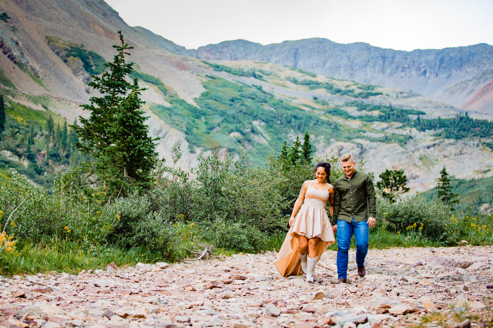 San Juan national Forest Adventure elopement  