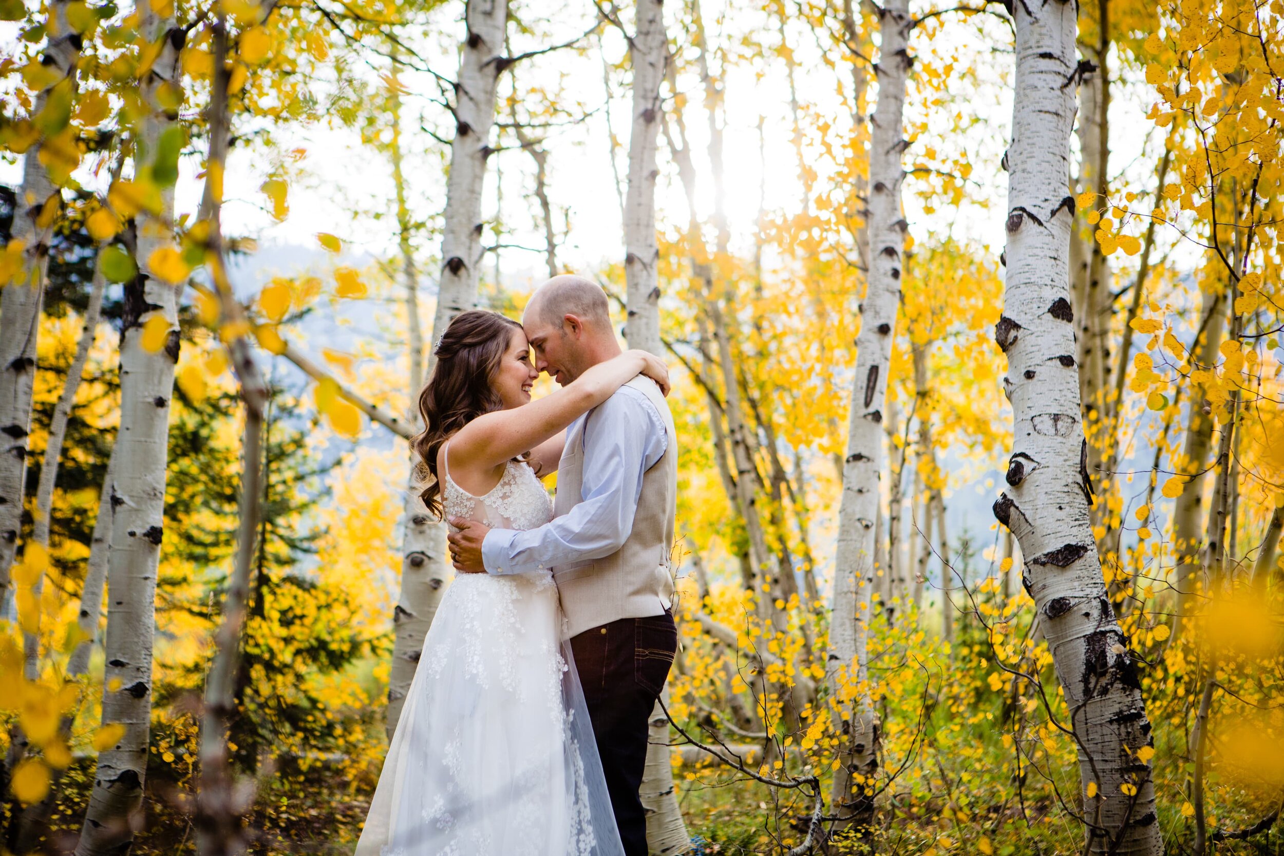  Fall wedding  Durango, Colorado  Cascade Canyon Durango  ©Alexi Hubbell Photography 2020 