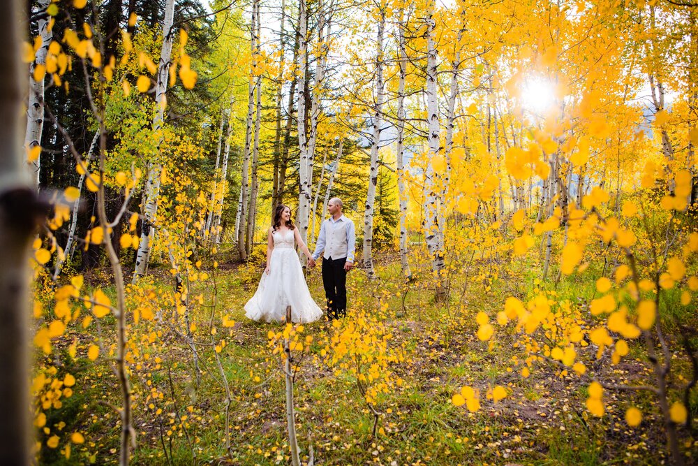  Fall wedding  Durango, Colorado  Cascade Canyon Durango  ©Alexi Hubbell Photography 2020 