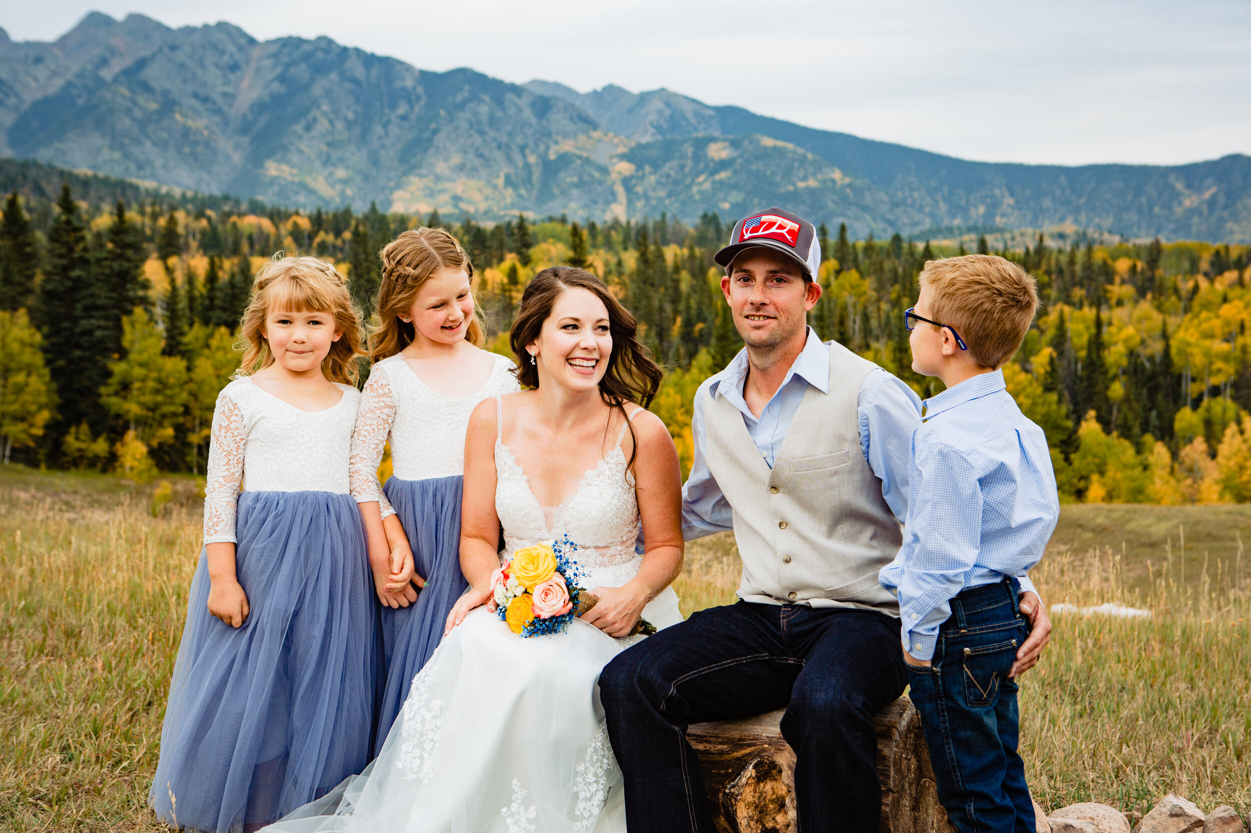 Fall wedding Durango, Colorado Cascade Canyon Durango ©Alexi Hubbell Photography 2020
