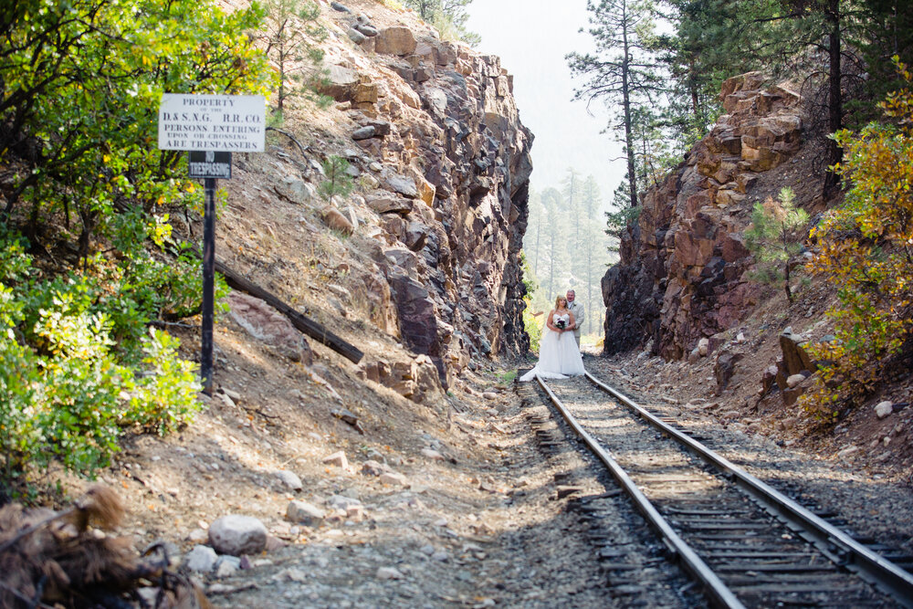 Durango and Silverton Train Wedding Elopement