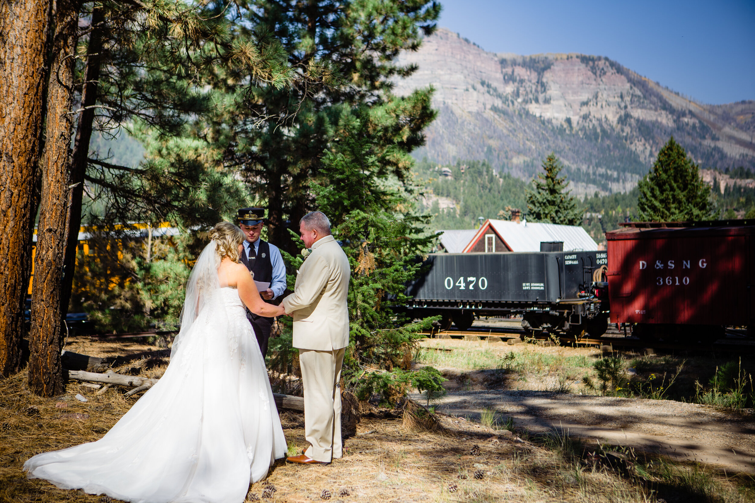 Durango and Silverton Train Wedding Elopement
