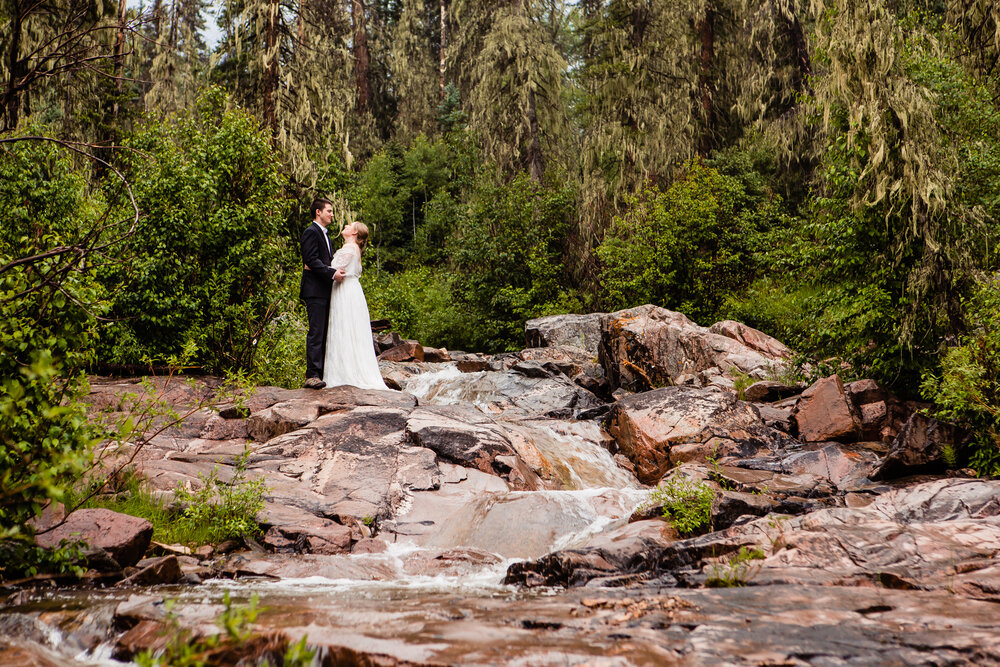  San Juan National Forest Elopement  Durango wedding Photography  Adventure Wedding  Spud Lake Durango  Lime Creek Road Silverton, Colorado   