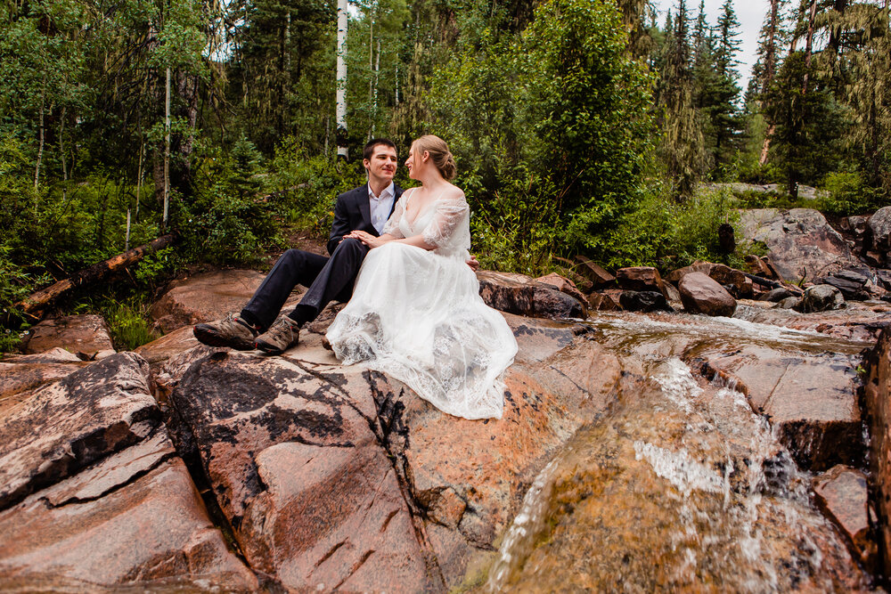  San Juan National Forest Elopement  Durango wedding Photography  Adventure Wedding  Spud Lake Durango  Lime Creek Road Silverton, Colorado   