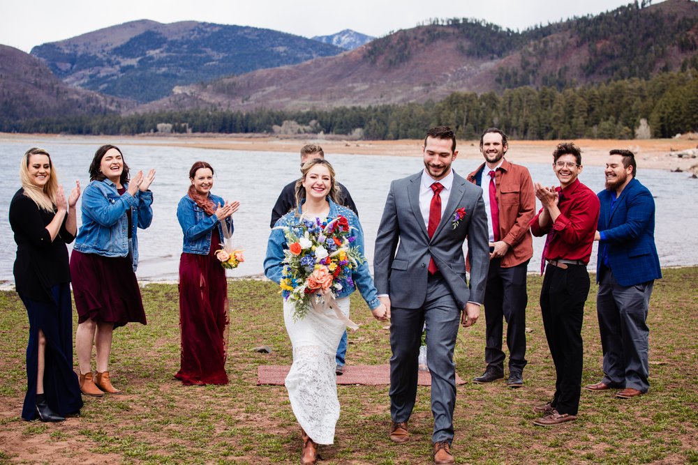  Vallecito Lake Intimate Wedding Photos.  Durango Colorado  © Alexi Hubbell Photography 2022 