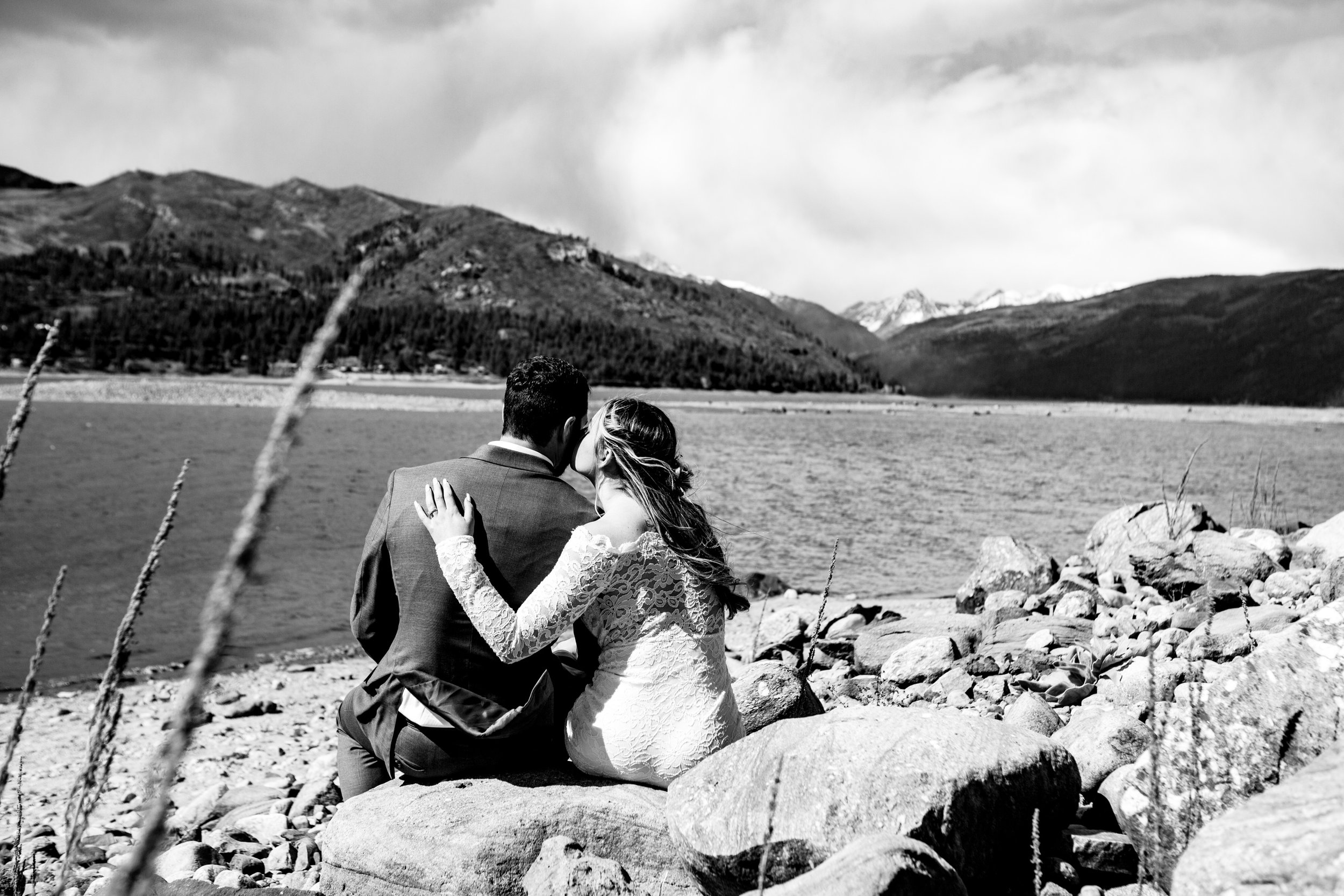  Vallecito Lake Intimate Wedding Photos.  Durango Colorado  © Alexi Hubbell Photography 2022 