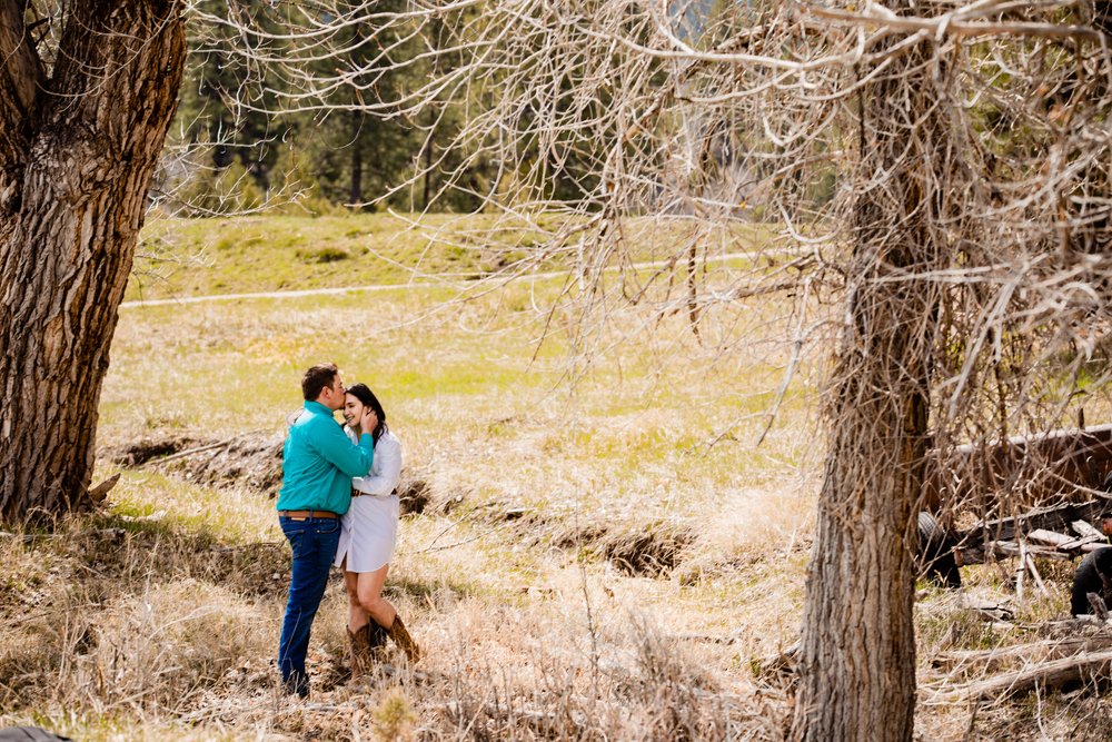  Durango Colorado Mancos Colorado Horse Ranch Cowboy enagement photo session 