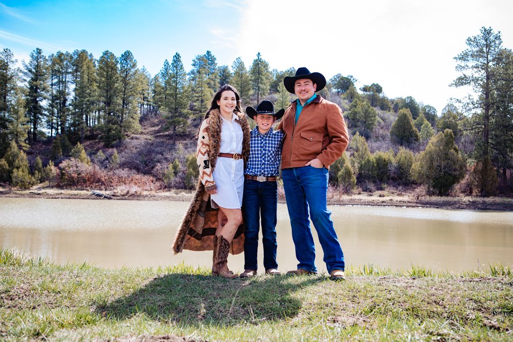  Durango Colorado Mancos Colorado Horse Ranch Cowboy enagement photo session 