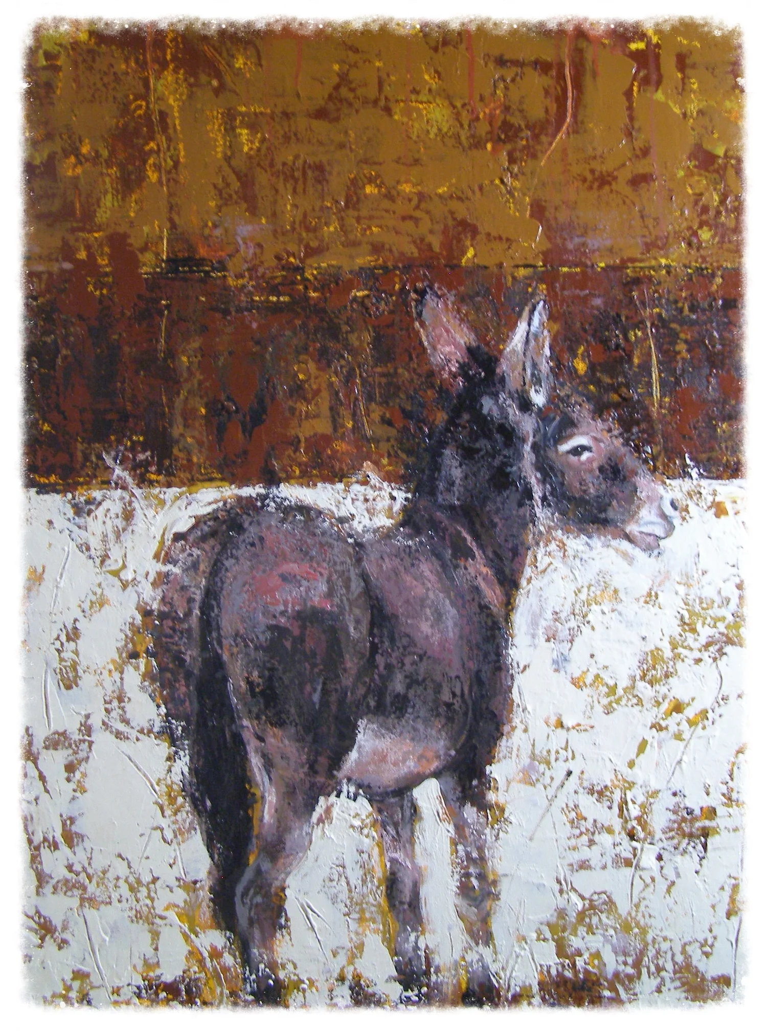 “Irish Ass,” Acrylic, 24”x36,” SOLD