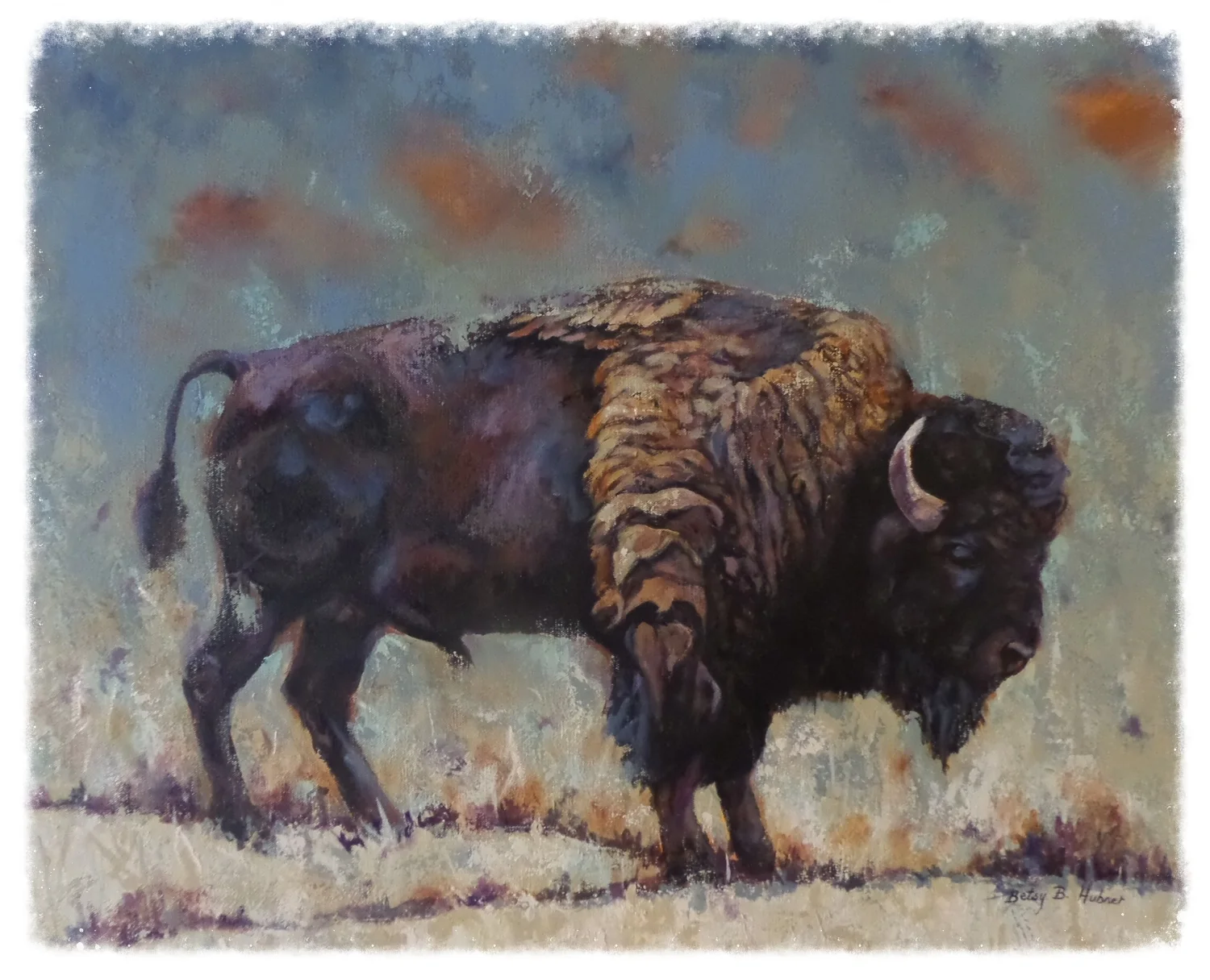 “Totally Buff,” Acrylic, 24”x30,” $900.00, SOLD