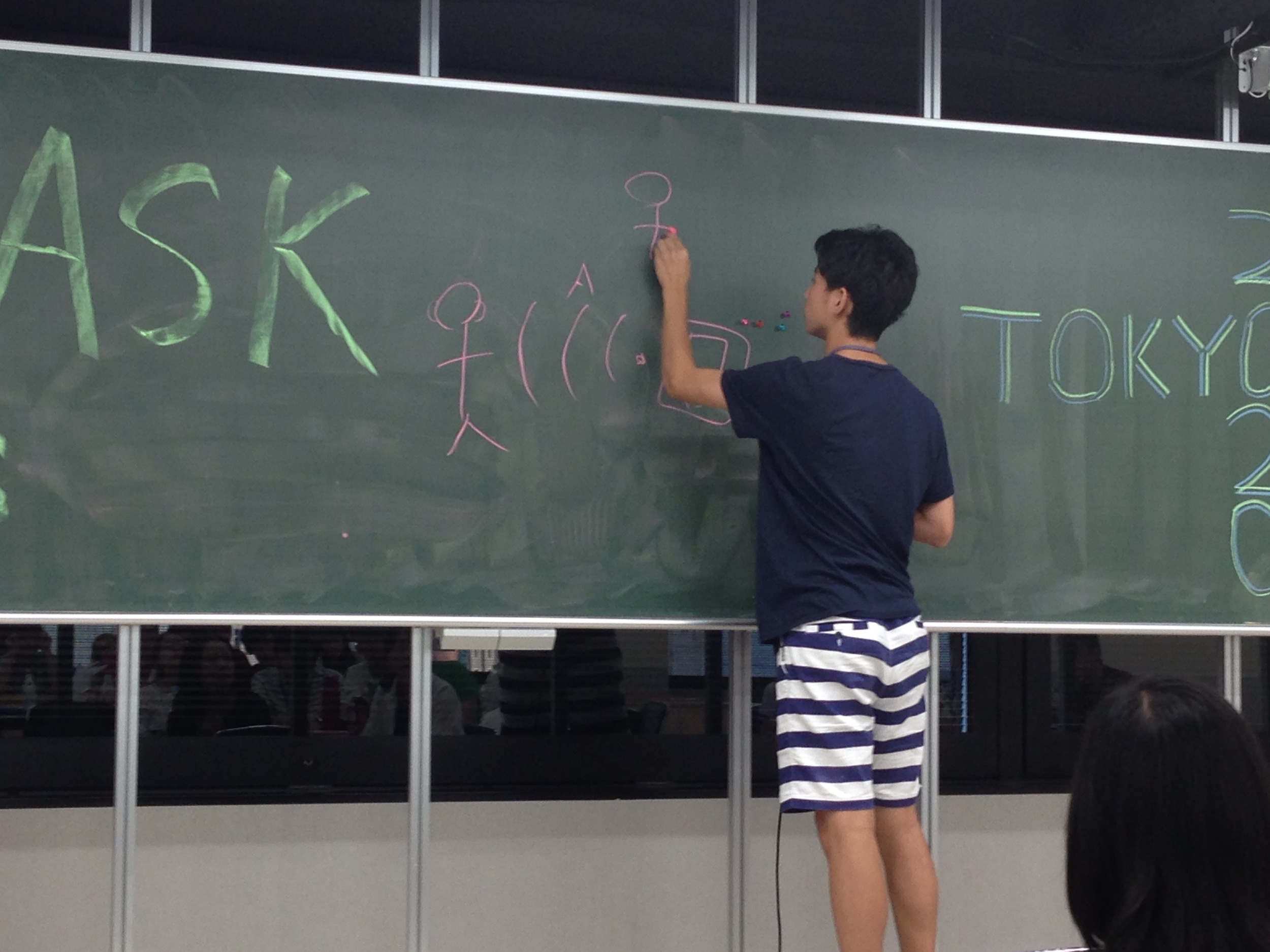 Drawing out an explanation. 