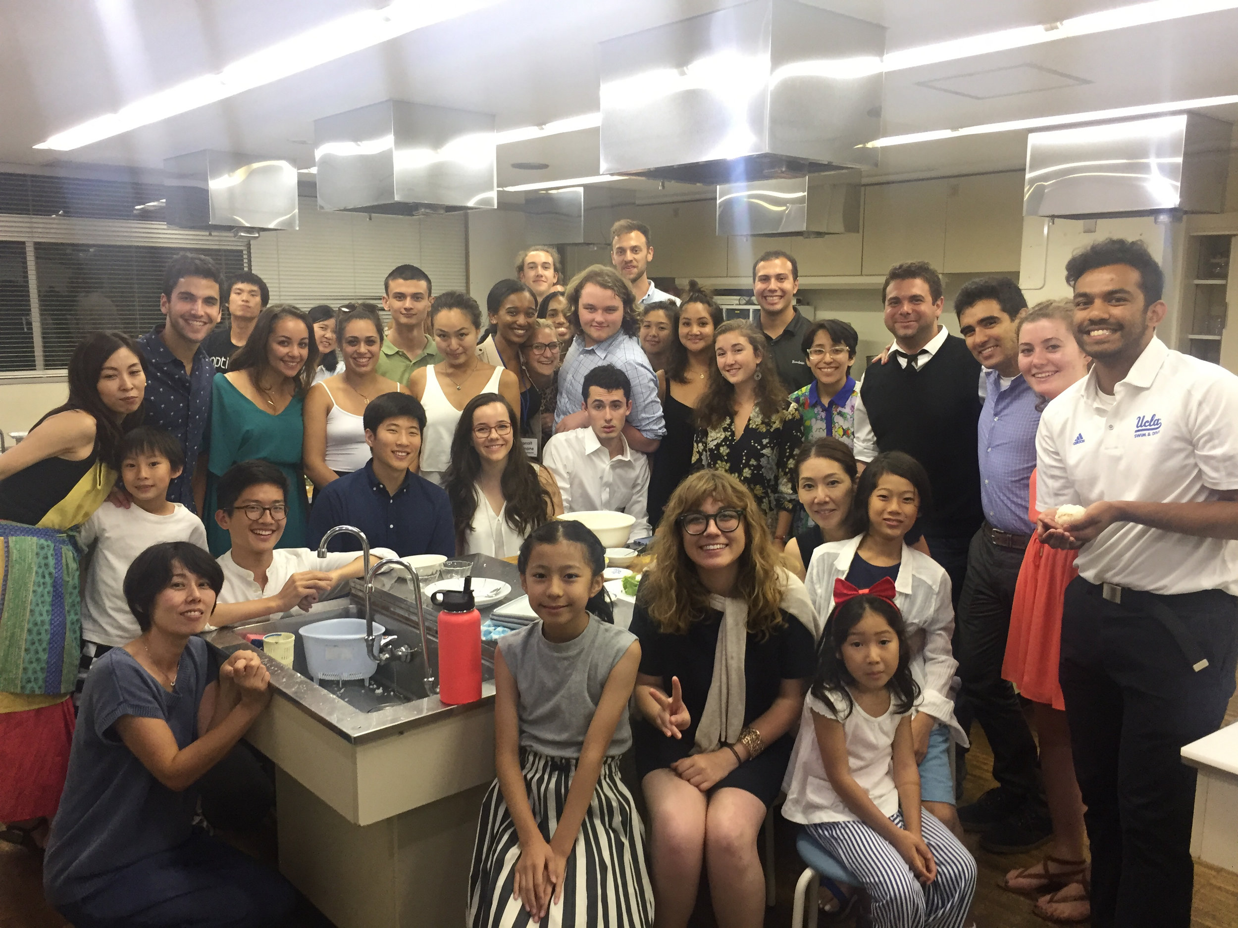 Group photo. The kids helped us out—they were adorable!