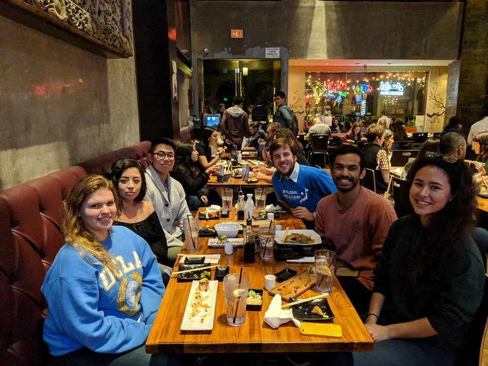 UCLA alumni dinner.