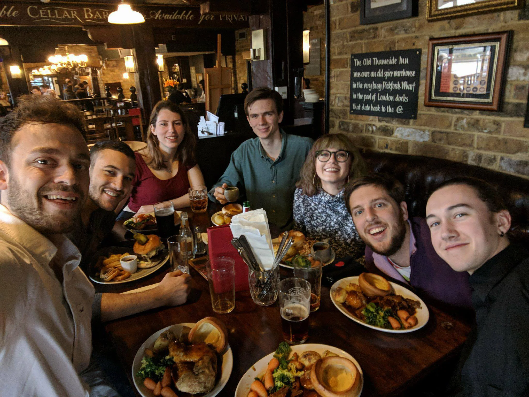Alumni lunch in London! We all got a Sunday roast - how could we not?