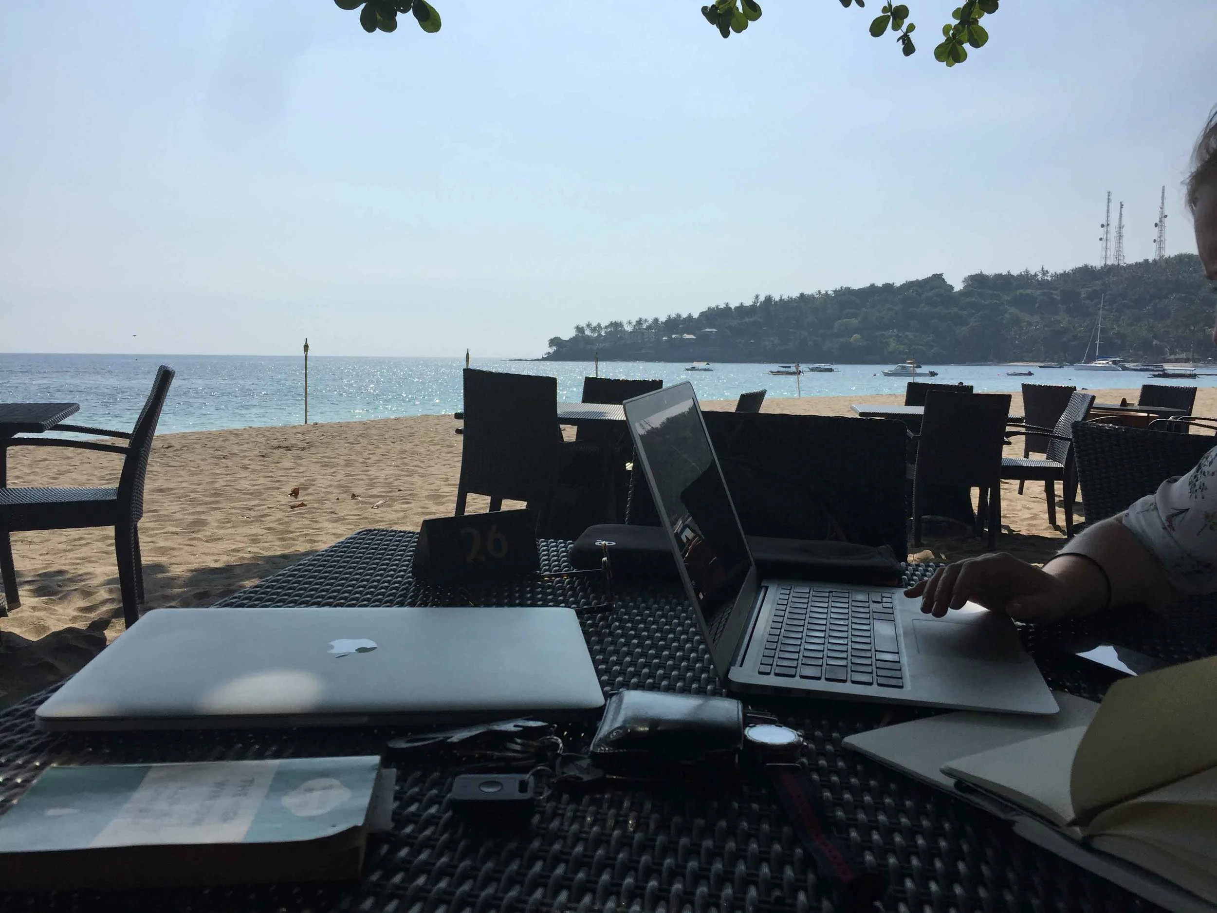 Working hard..