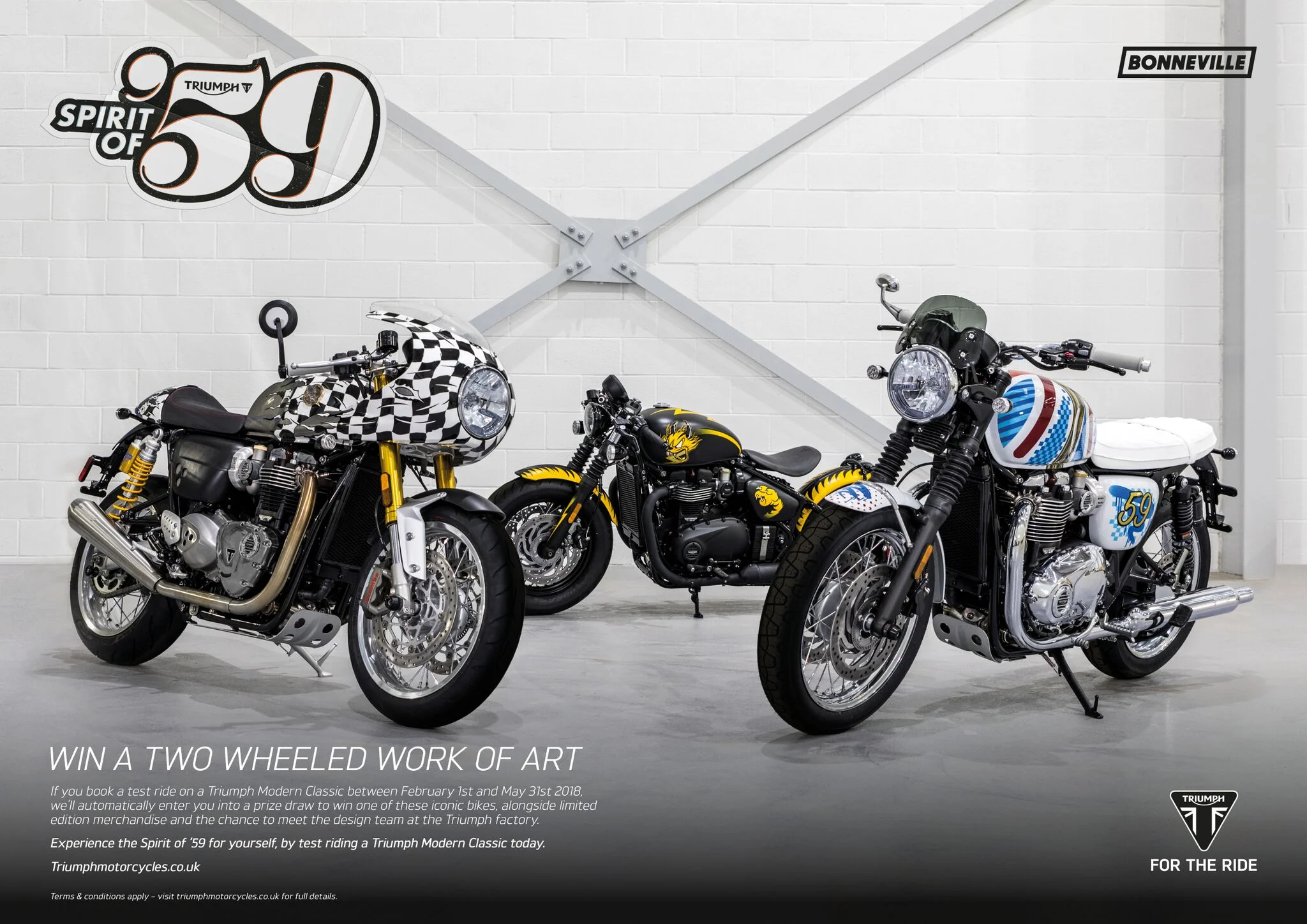 Triumph Double page spread