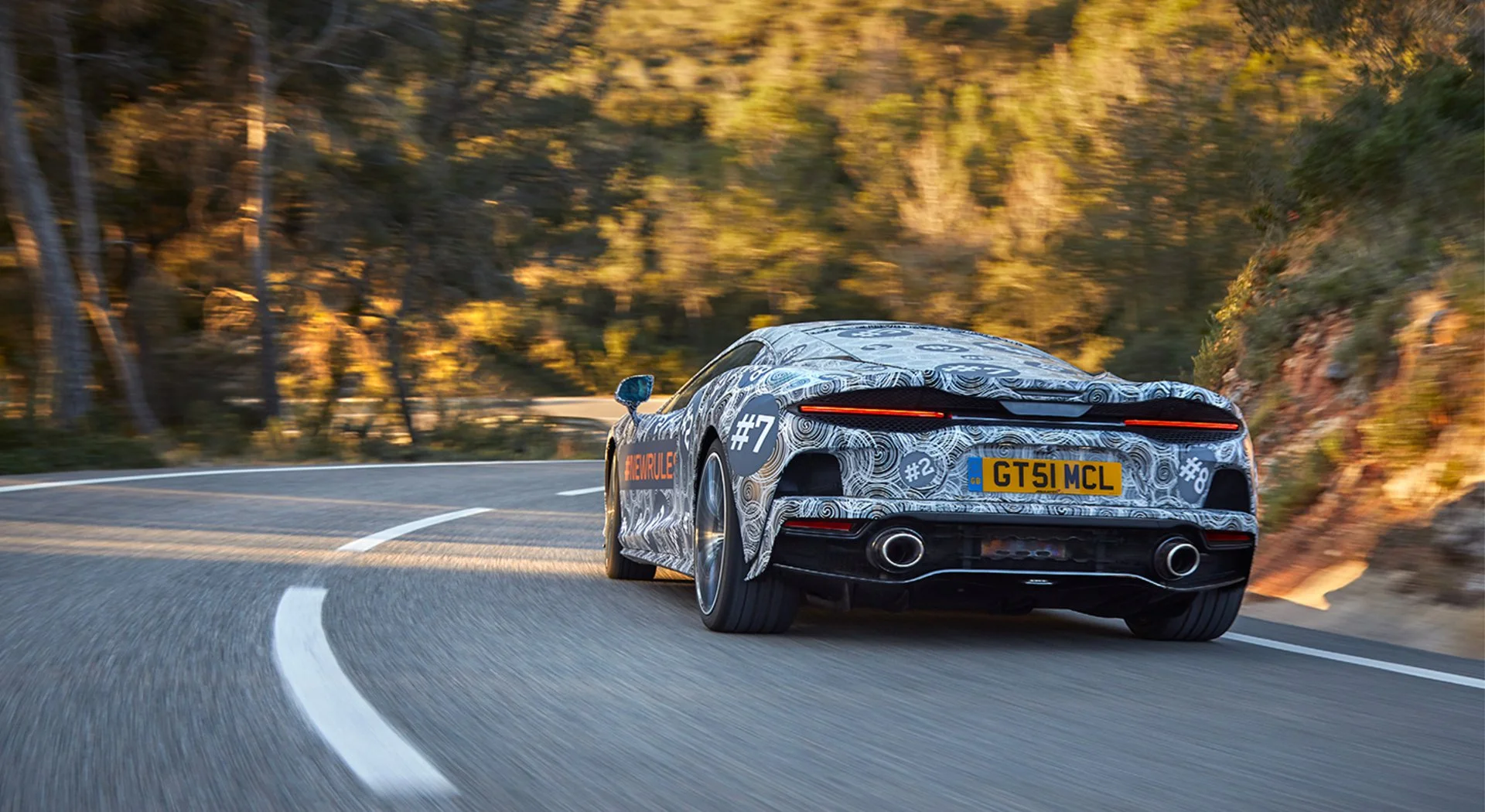 McLaren Camouflage car wrap