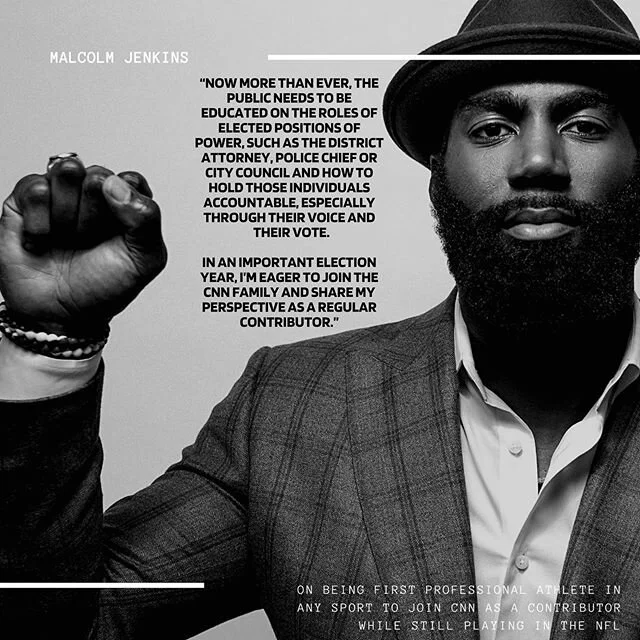 Proud to join the @cnn family today as a regular contributor. Looking forward to being heard. #blacklivesmatter #morethananathlete