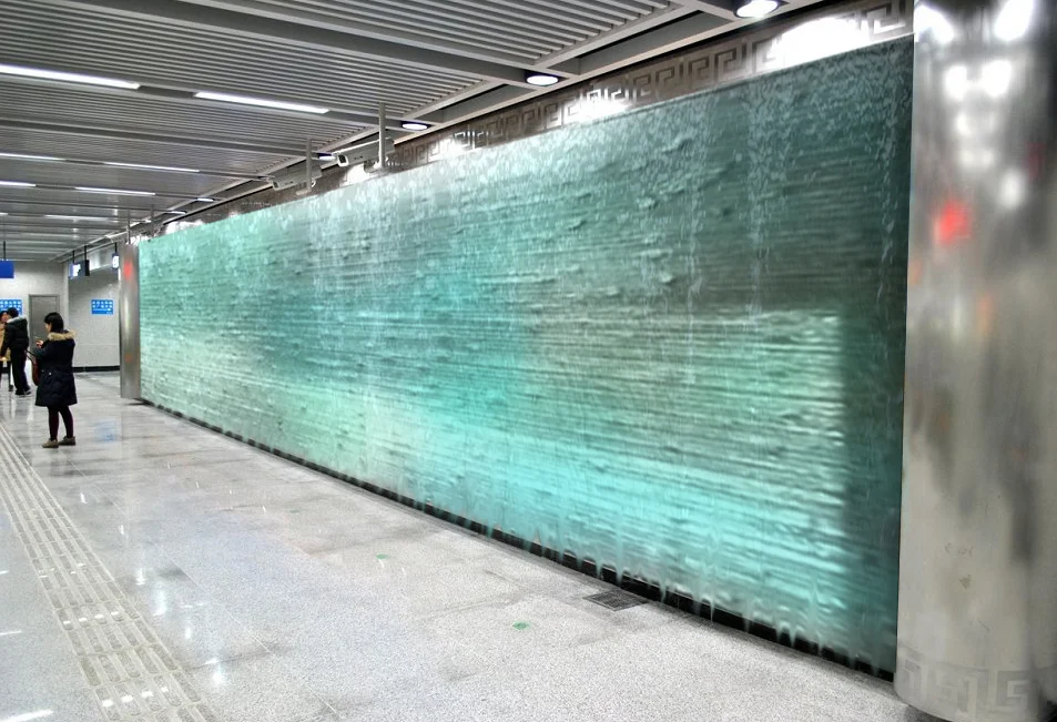 WATER WALL - PROPOSED WUHAN METRO INSTALLATION DESIGN 