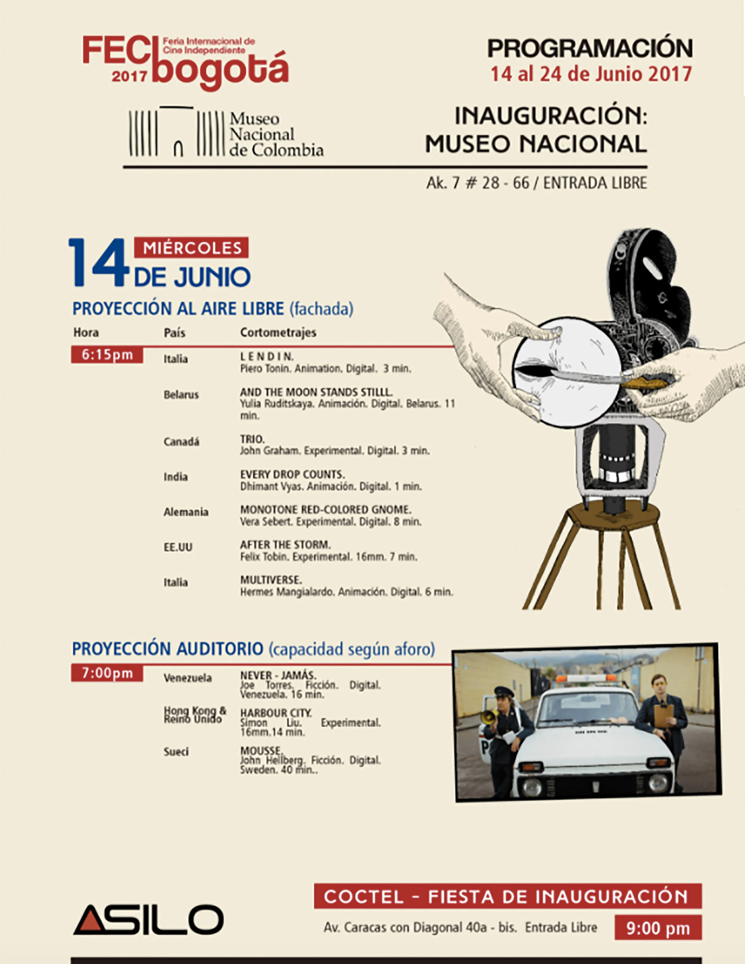 Trio (2016) short experimental film - Bogota FECI