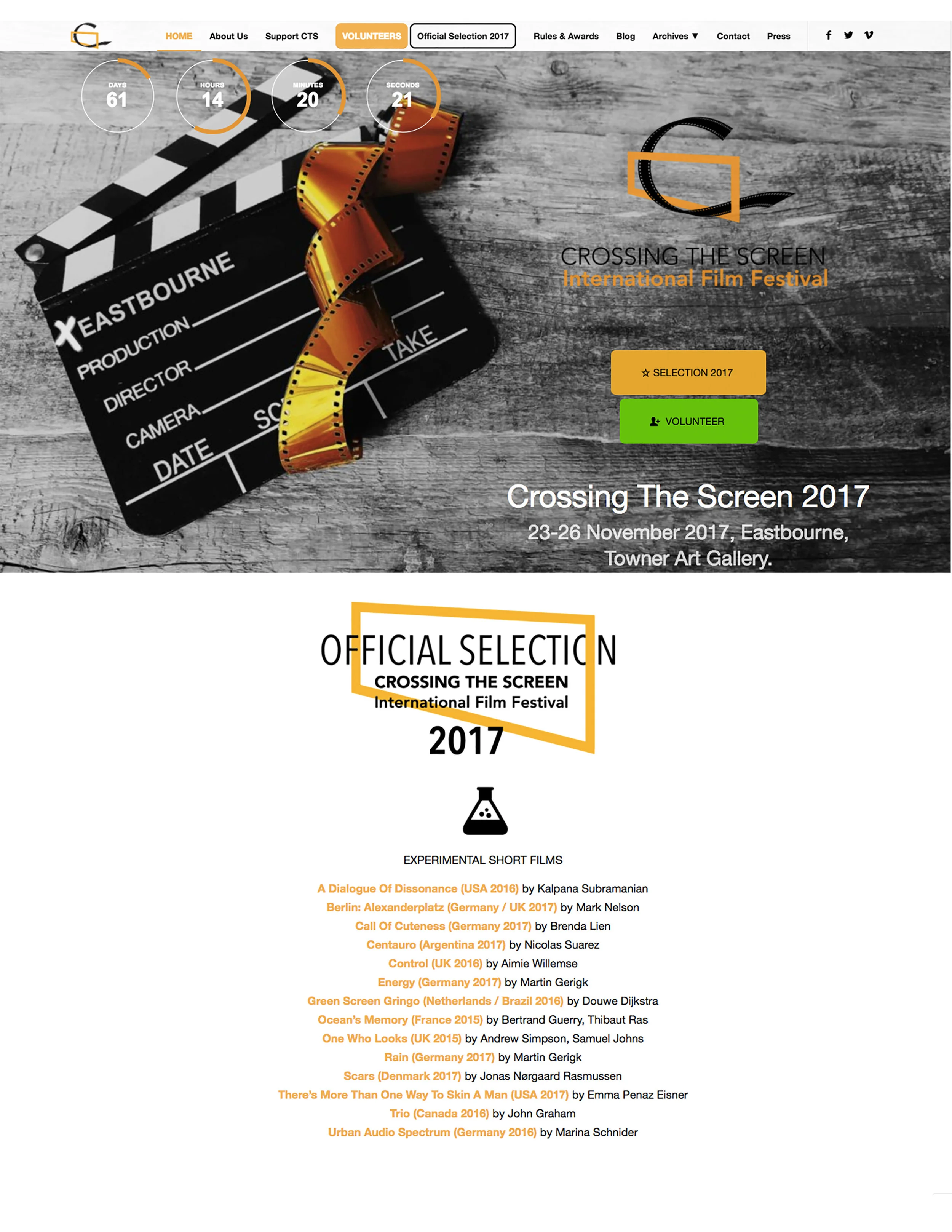 Trio (2016) Short experimental film - crossing the screen international film festival, Uk