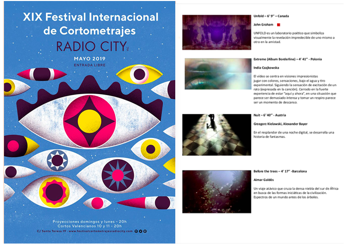 UNFOLD (2019) short experimental film - 2019 Radio City International Short Film Festival Valencia, Spain