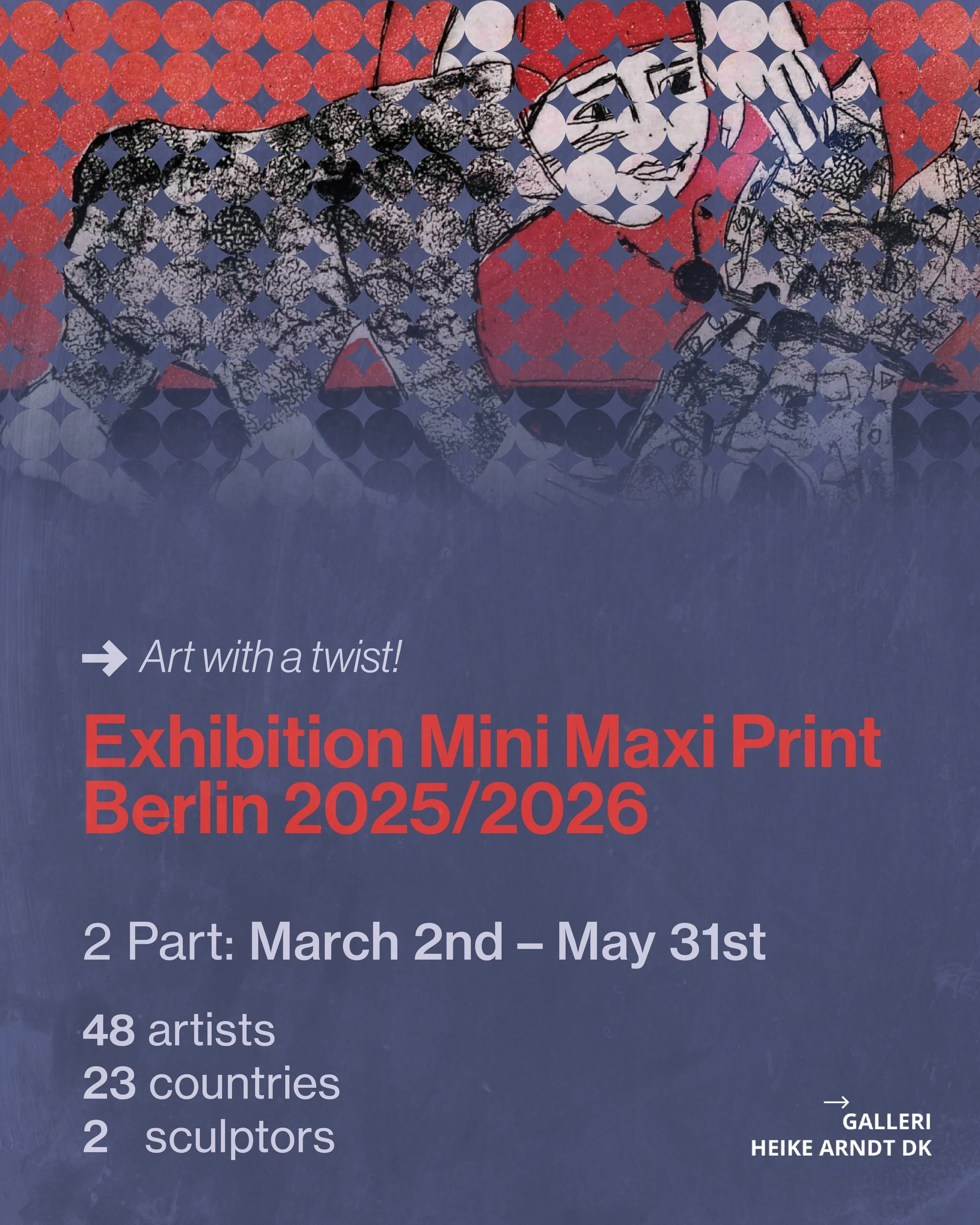 ‘Mini Maxi Prints 2025/25’ Galleri Heike Arndt