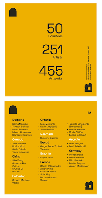 6th International Print Biennale, Yerevan 2017
