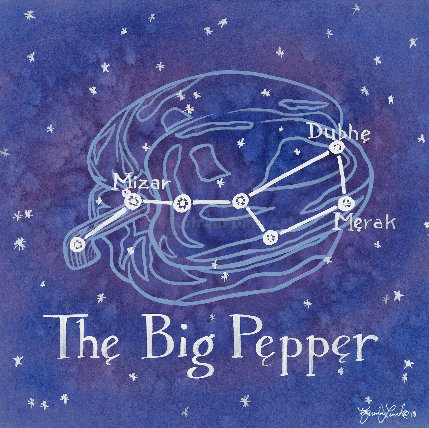 The Big Pepper by Night