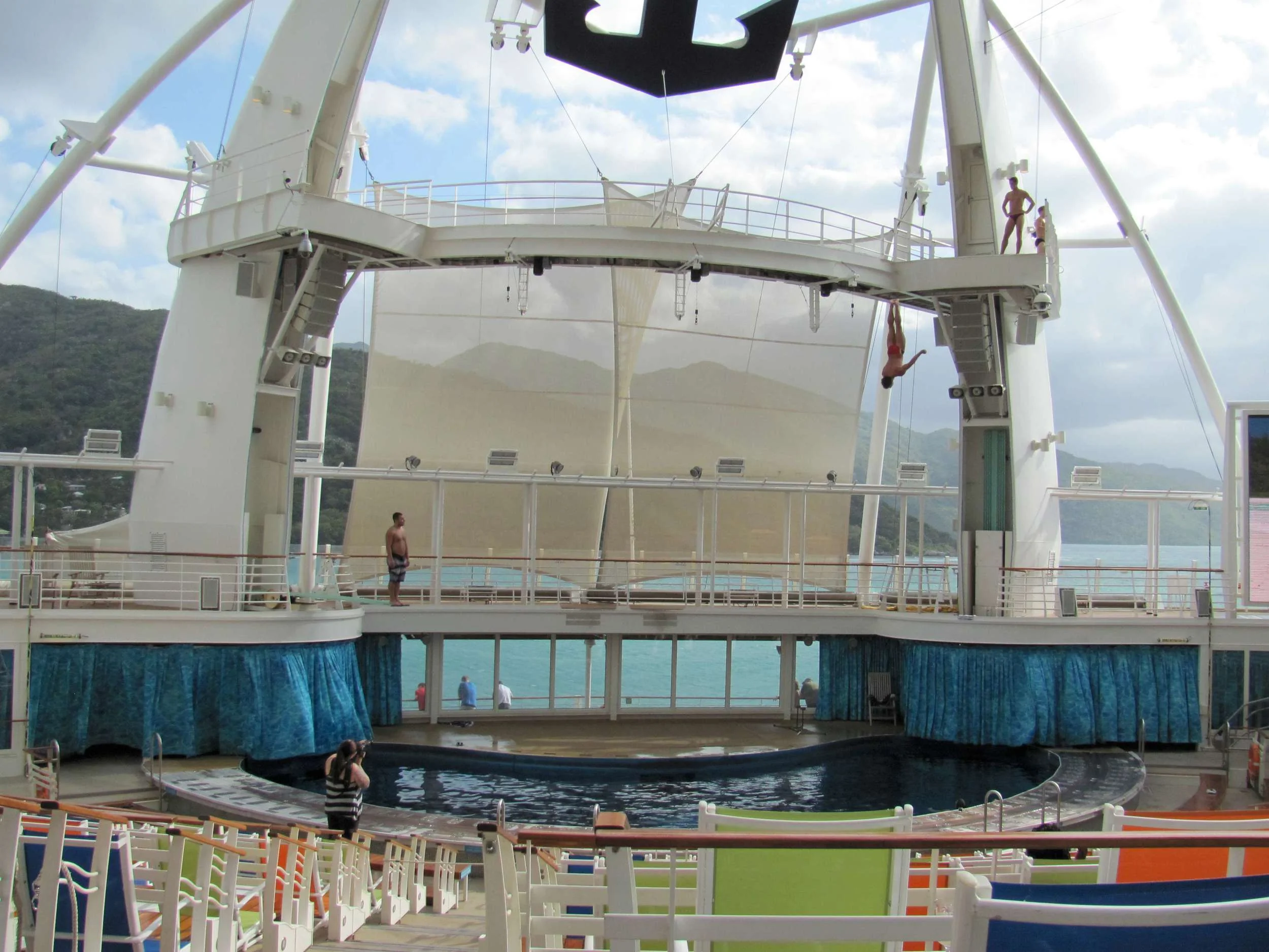 and the high dive is above the top of the photo