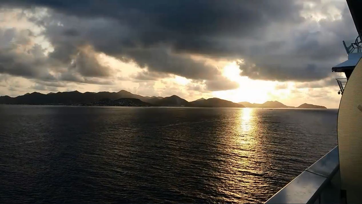 arriving St. Maarten