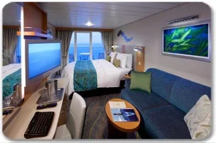 Oasis of the Seas, Category D3 - Superior Ocean View Stateroom with Balcony (click the photo to go to the RC website for more information about this type of stateroom)
