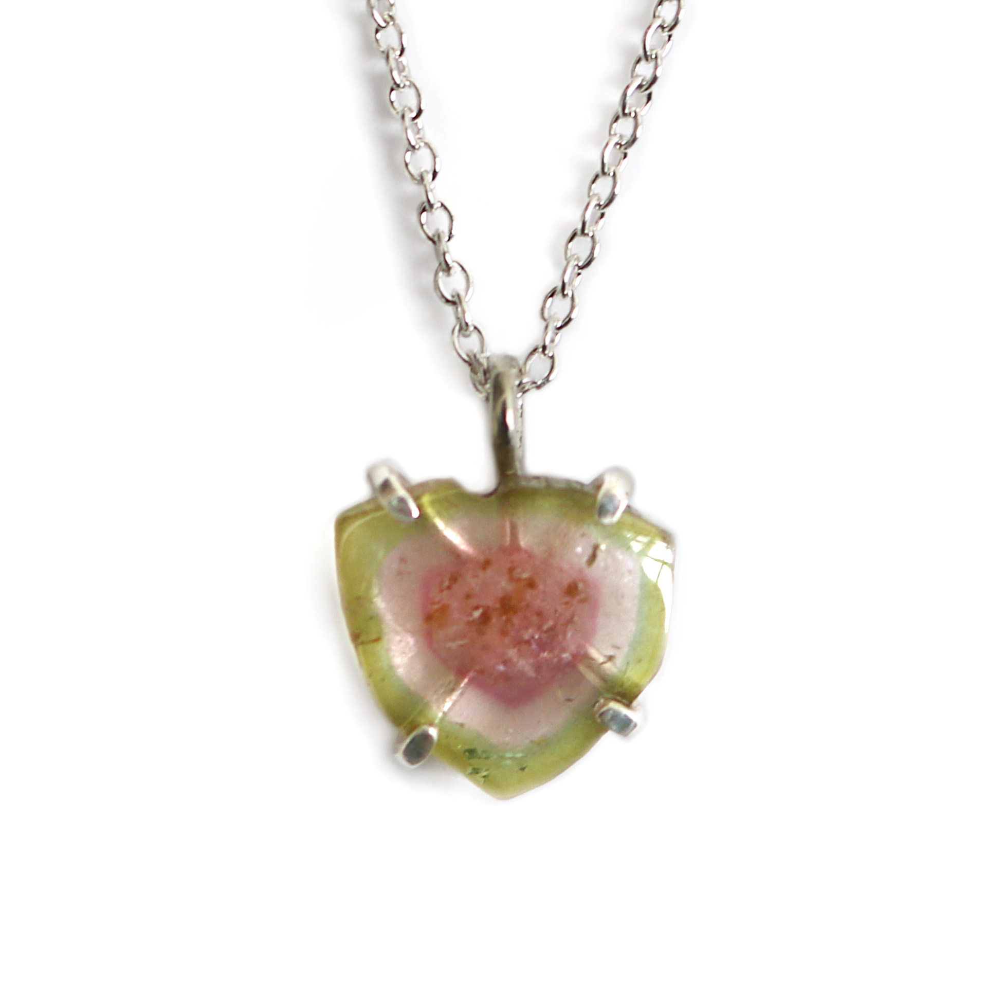 Watermelon Tourmaline Crystal Necklace – Worthmore Jewelers