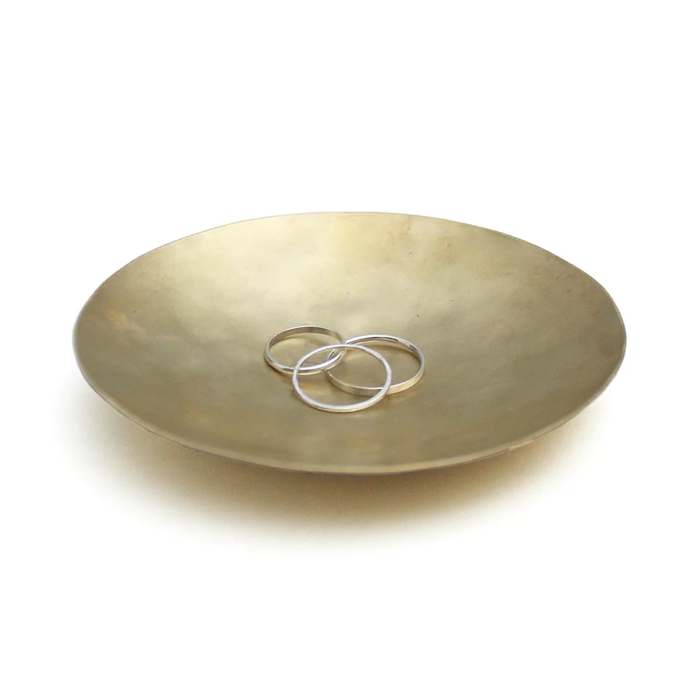 Brass Jewelry Dish Large — Lady Faye Jewelry