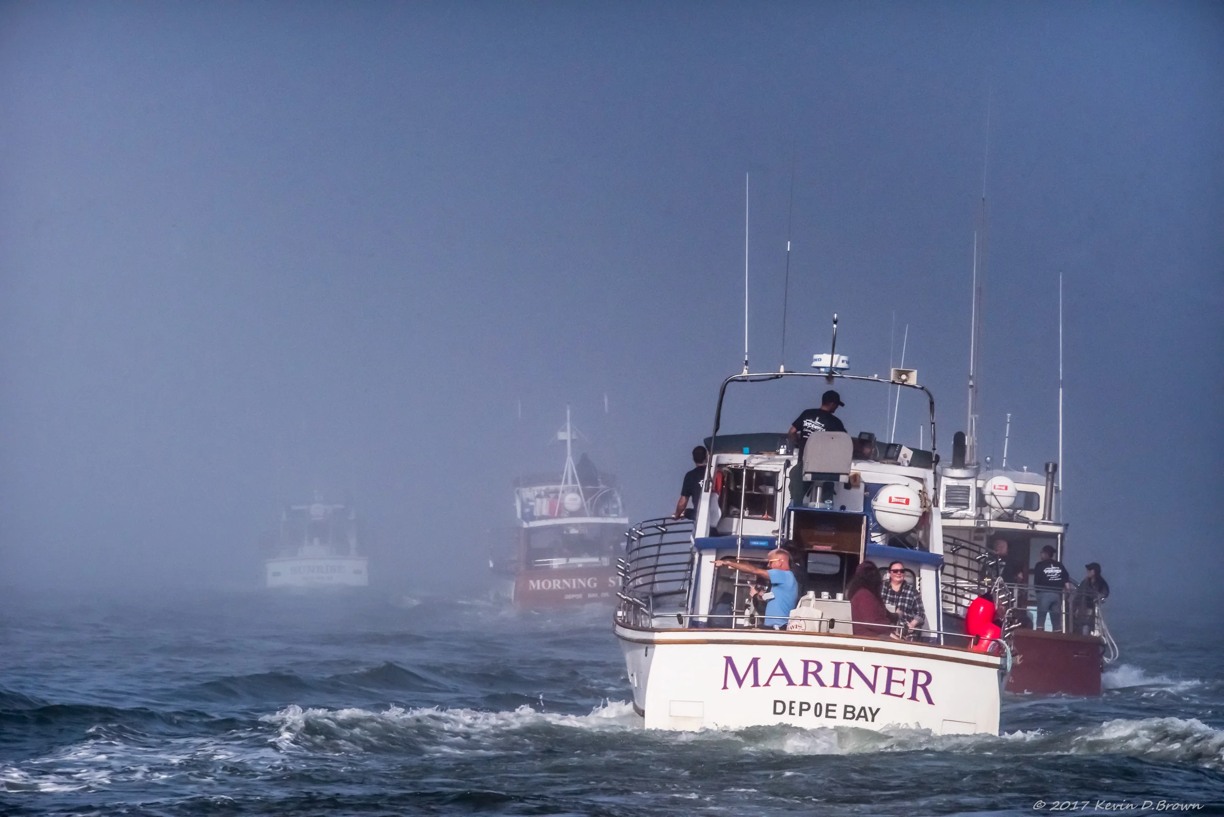 Eclipse Day in Depoe Bay