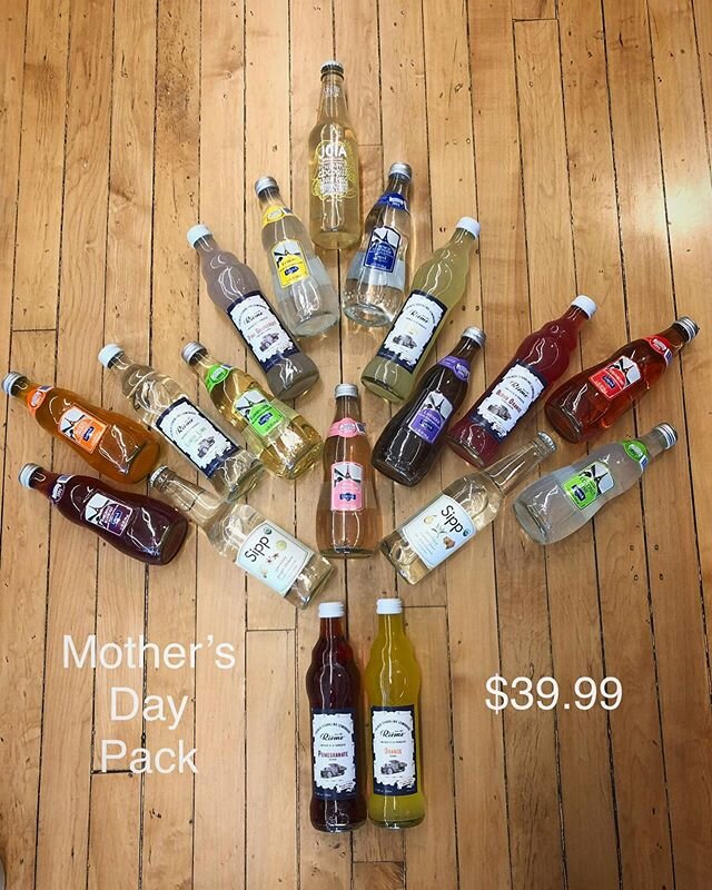 The perfect Mother&rsquo;s Day Gift! A Bouquet of Craft Sodas from France 🇫🇷 and the US 🇺🇸. To order email maren@kcsoda.com. In your email, include your name, and whether the order is for delivery or pickup, a contact name, a phone number and del