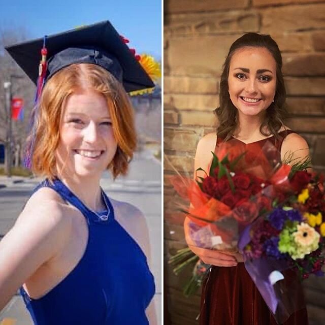 Rock Chalk! Congratulations to our graduating seniors, @zoe_buntain and @abbeysigler521! 🥳

Wish them luck in their future endeavors. 🤩At least they have a vast knowledge of craft soda to fall back on. 😉

#rockchalk #kansas #jayhawks #graduation #