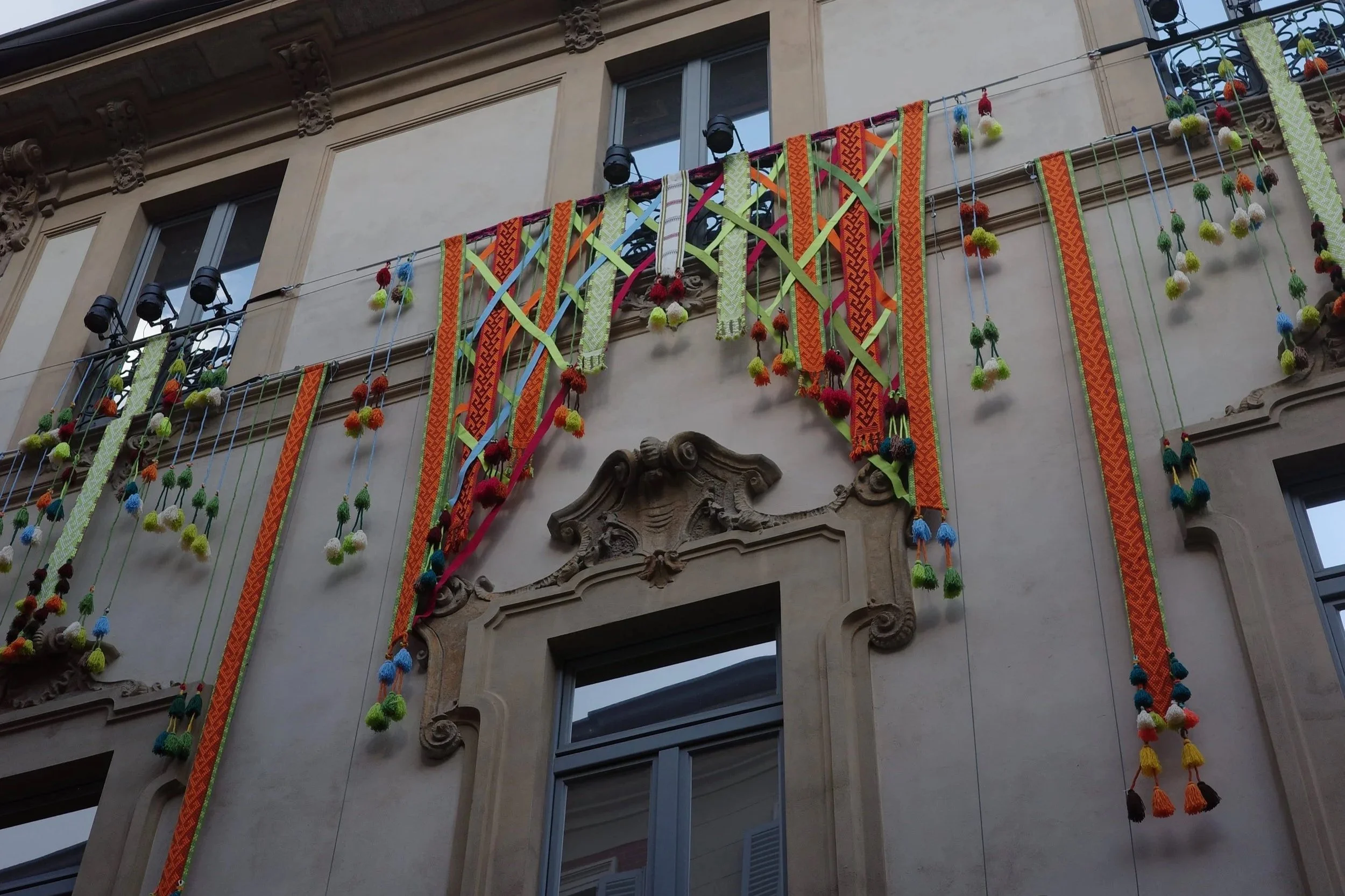 Entrance to Palazzo Citterio during Milan Design Week.