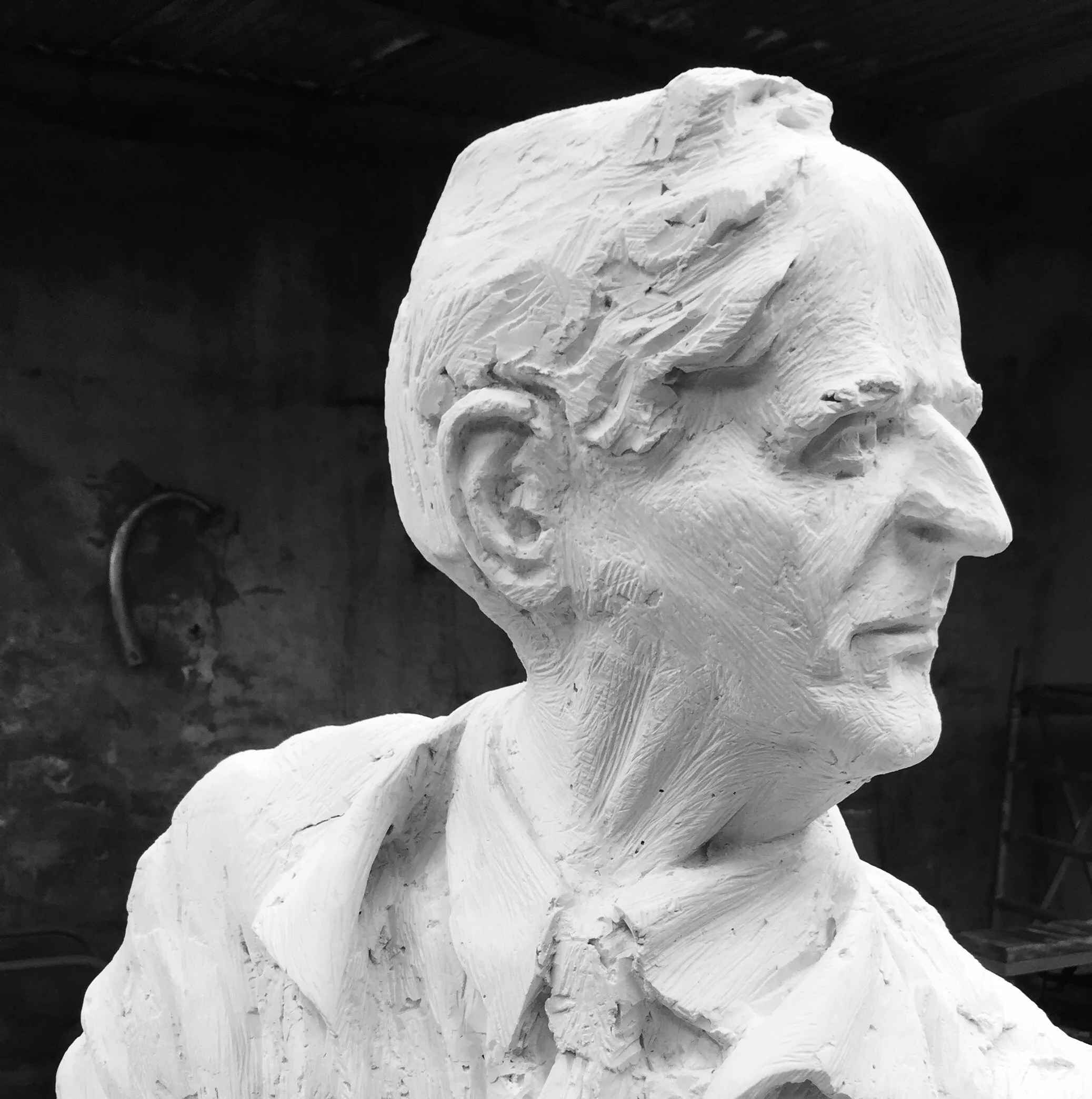 The head demanded the majority of the modelling time to achieve likeness