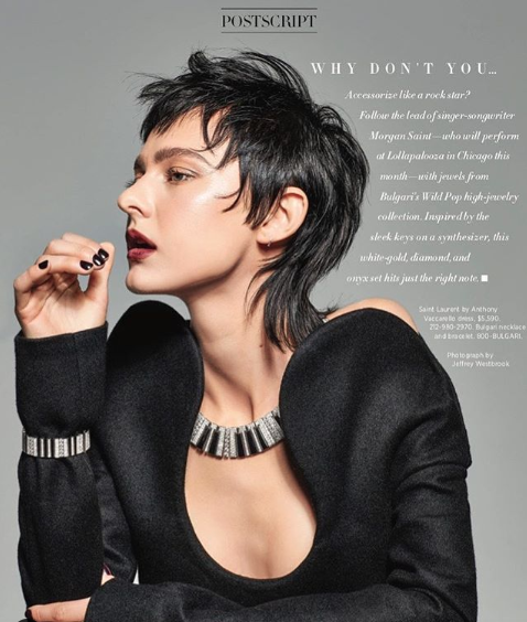 Harper's Bazaar Aug 2018 / Morgan Saint