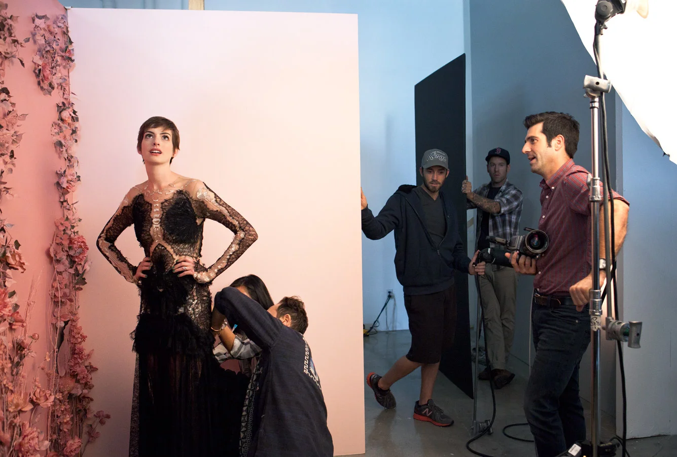  Behind the scenes from various photo shoots and set visits for  The Hollywood Reporter . 