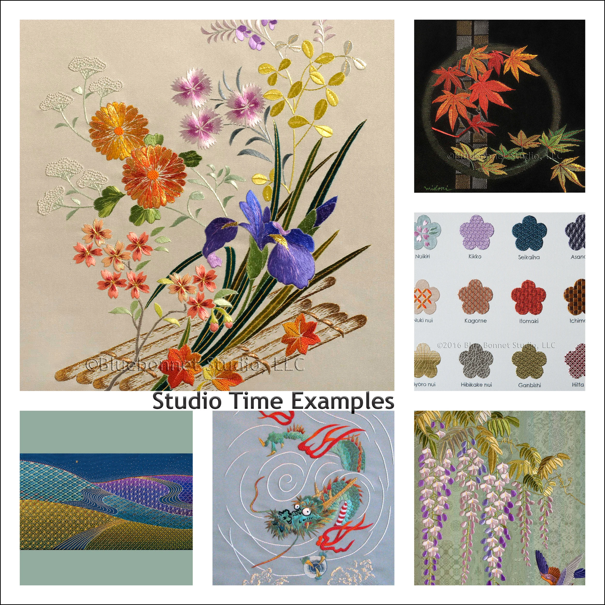 2019-404 Japanese Embroidery Studio Time
