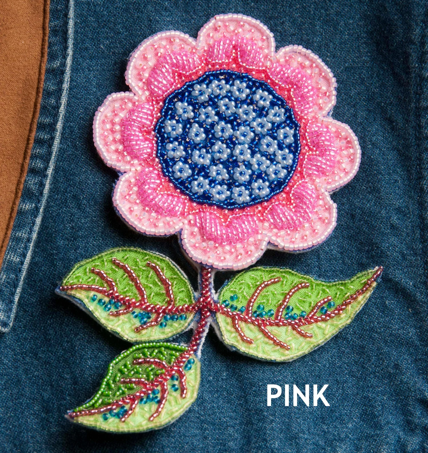 Rosy Posy Brooch Kit — Blue Bonnet Studio display picture 1