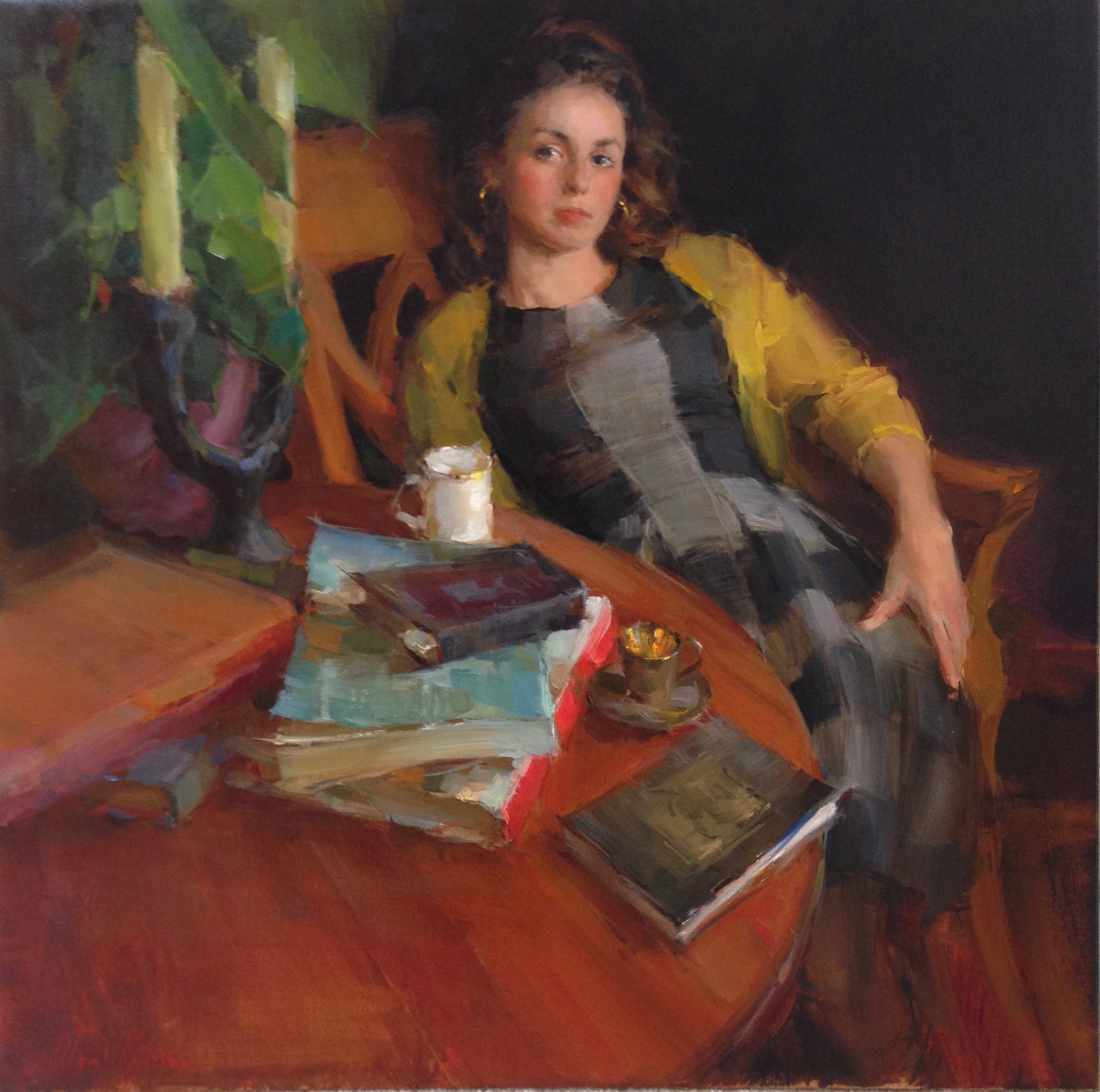 "Ania", 24x24 inches
