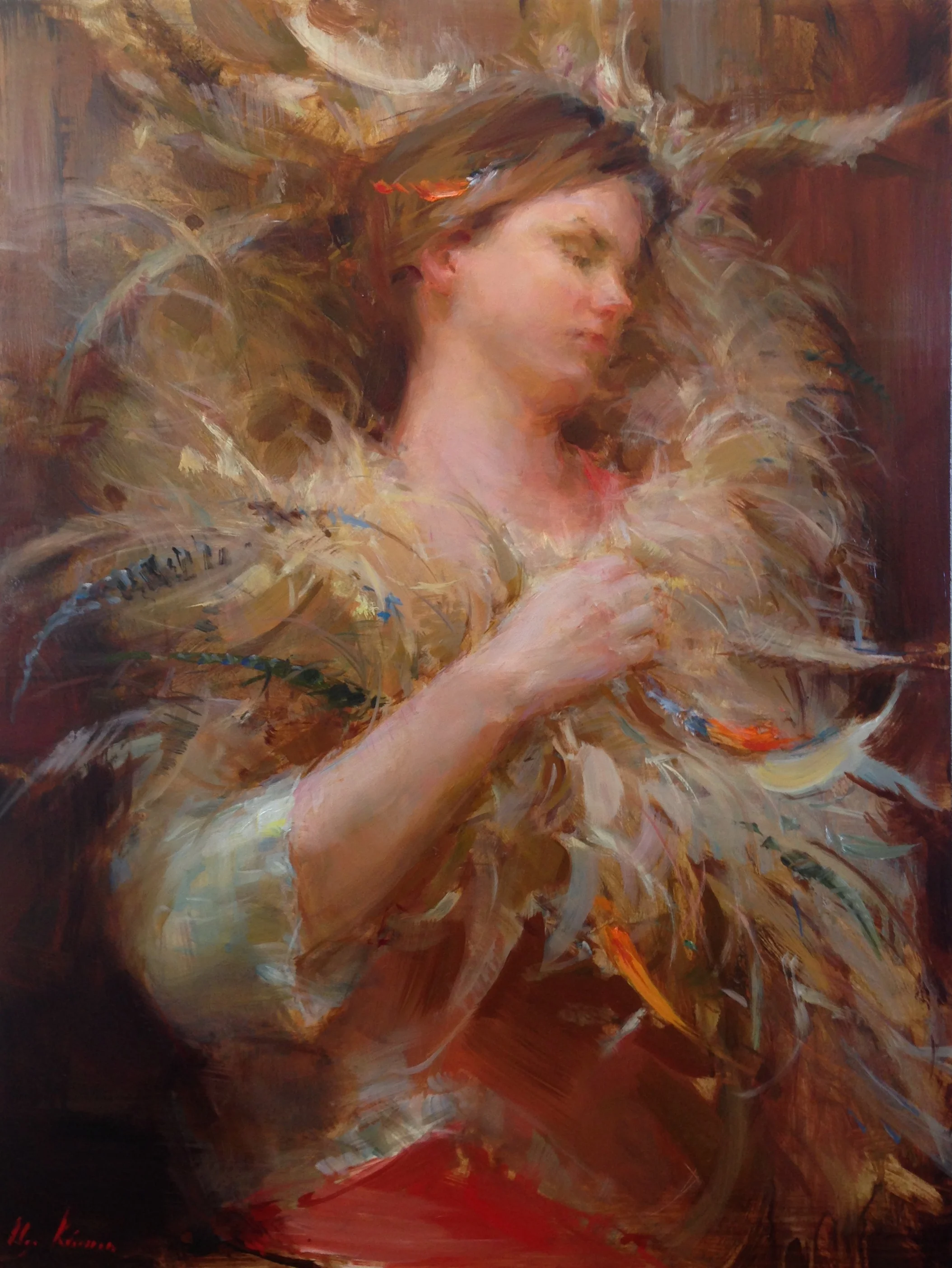 "She, Icarus", 18x24