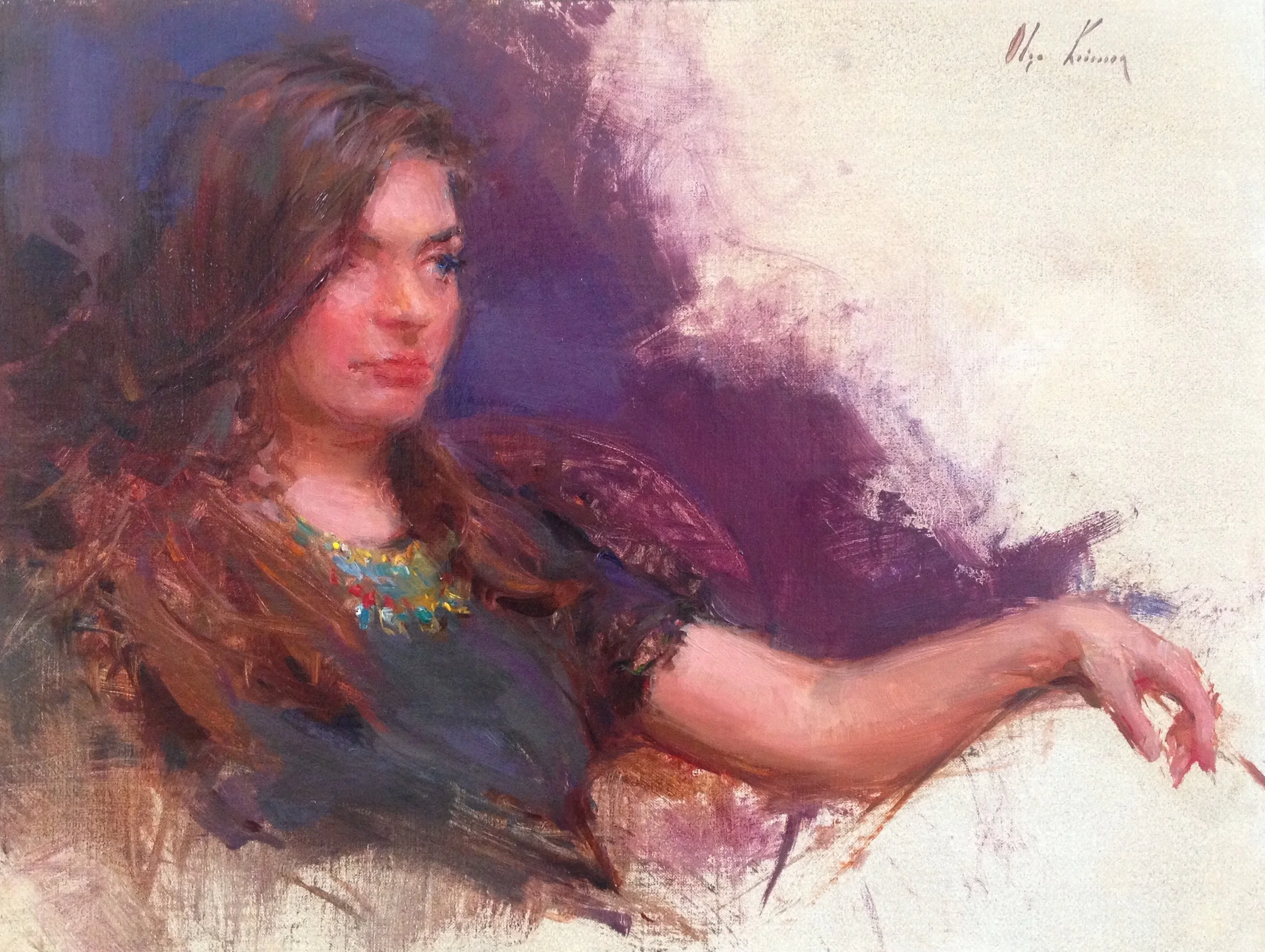 "Sketch of Julie", 12x16