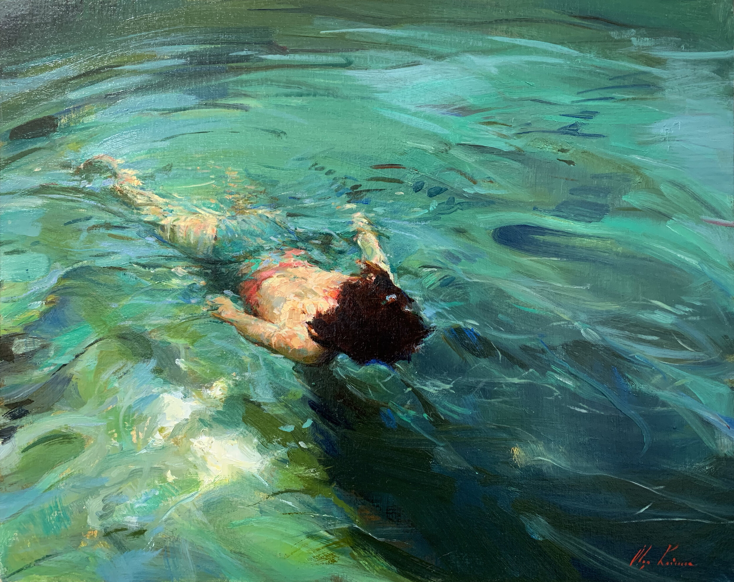 Away, 16x20, oil on Belgian linen