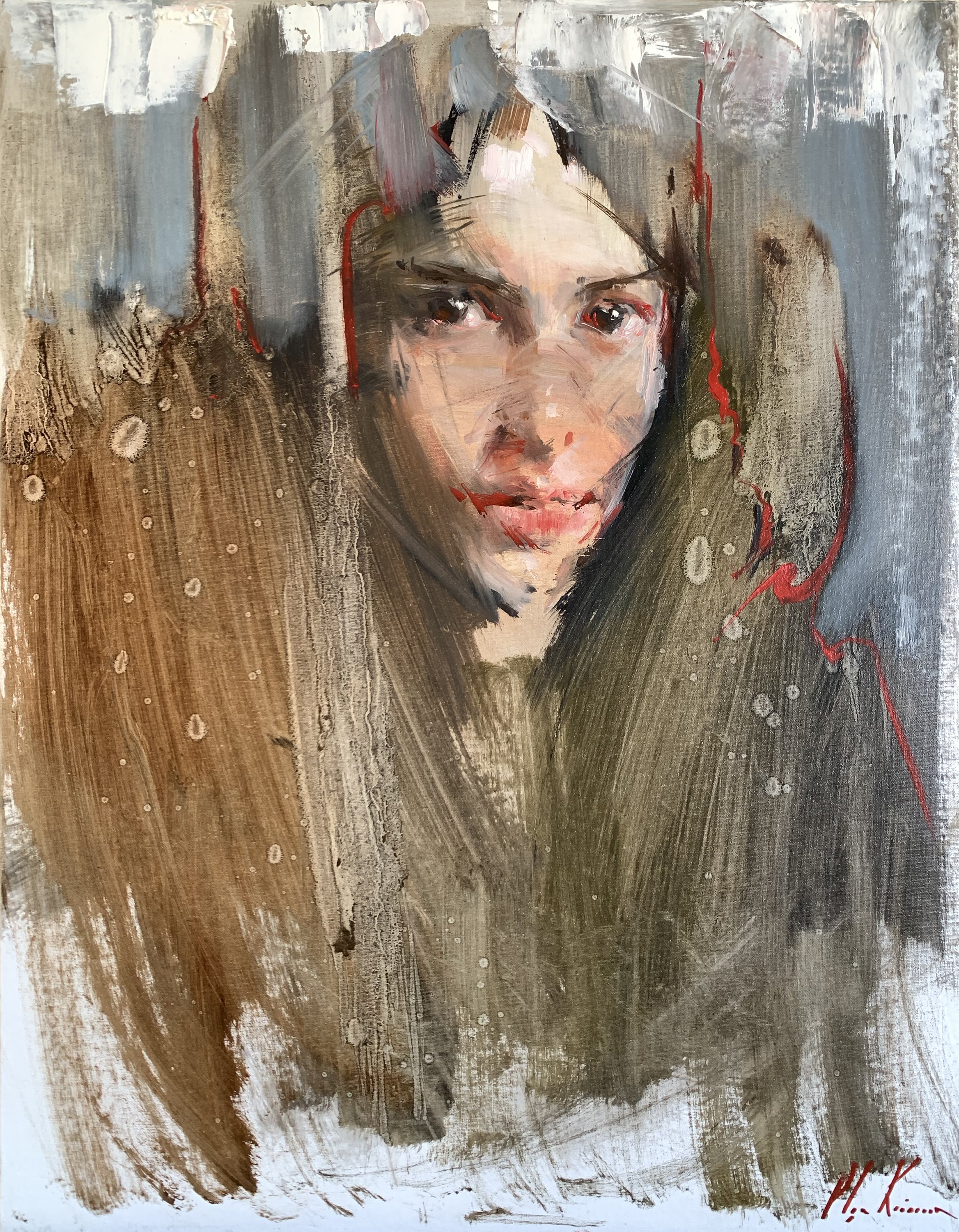 Ferocity, 14x18, oil on canvas panel